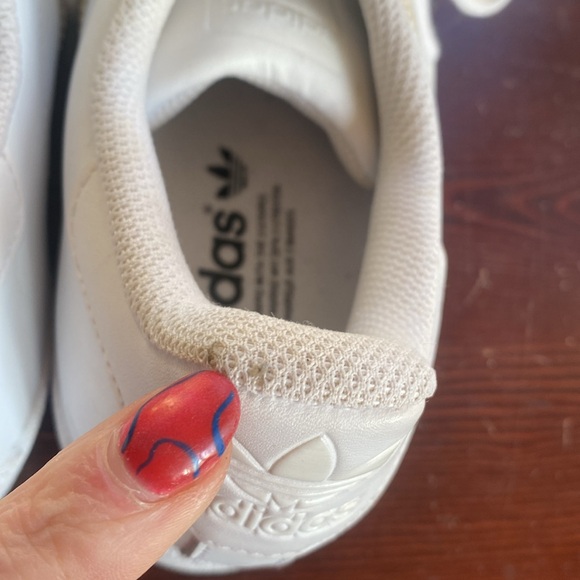 Adidas Superstar White Size W8 Shelltoe Leather - Picture 8 of 11